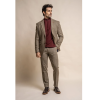Gaston - Men's Tweed Olive Check Blazer