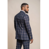 Hardy - Men's Men's Blue Tan Check Blazer