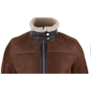 Men's Sherling Sheepskin Zip Pilot Flying Jacket WW2
