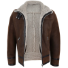Men's Sherling Sheepskin Zip Pilot Flying Jacket WW2