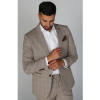 Holland - Men's Beige Check Blazer