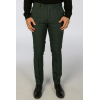 Leo - Men's Green 3 Piece Checked Tailored Fit Suit
