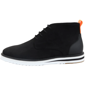 Men’s Lace Up Suede Desert Black Boots