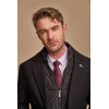 Sanford - Men's Black Wool Blend Overcoat